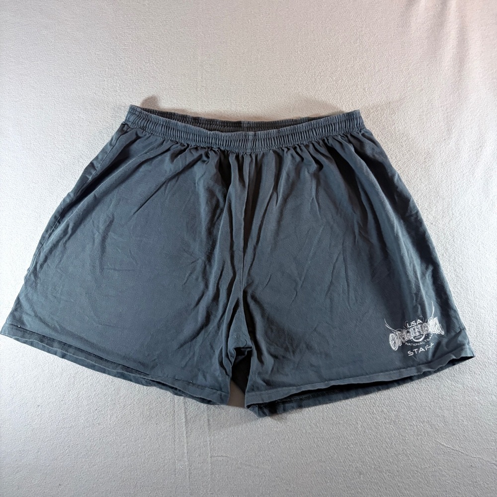 Sport-Tek Port Authority USA Oklahoma National Team Staff Shorts Mens 3XL Black